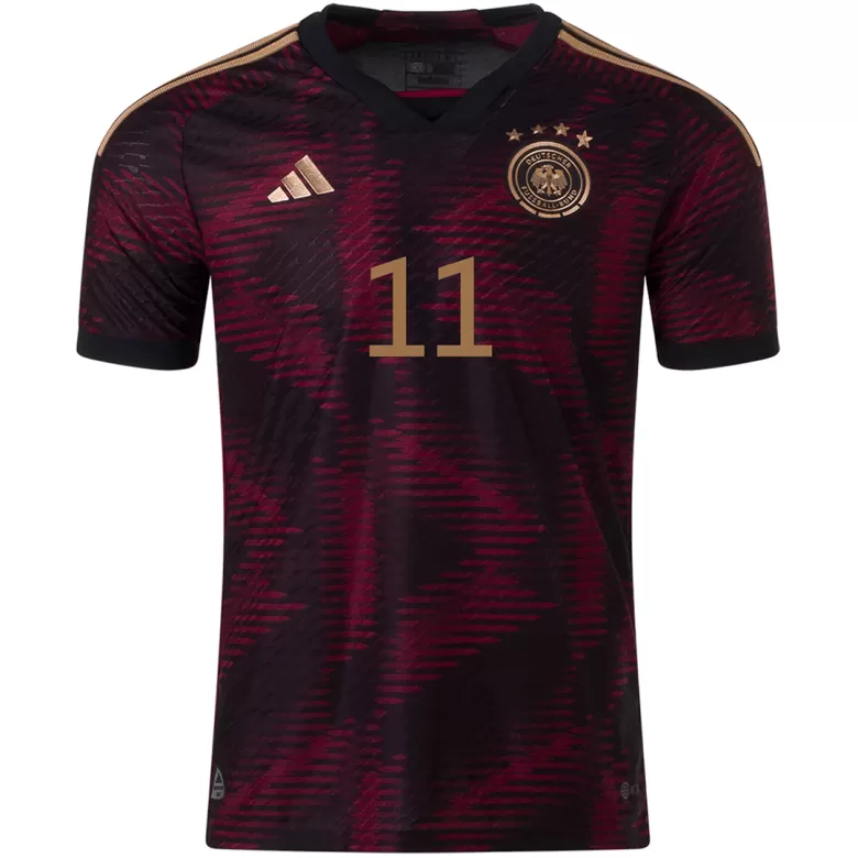 Men's Authentic REUS #11 Germany Away Soccer Jersey Shirt 2022 World Cup 2022 - Pro Jersey Shop