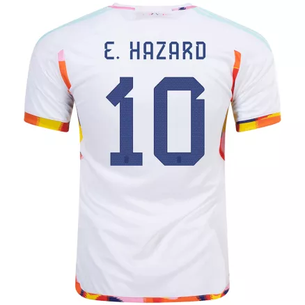 Men's E. HAZARD #10 Belgium Away Soccer Jersey Shirt 2022 - World Cup 2022 - Fan Version - Pro Jersey Shop