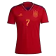 Men's MORATA #7 Spain Home Soccer Jersey Shirt 2022 - World Cup 2022 - Fan Version - Pro Jersey Shop