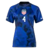 Women's SAUERBRUNN #4 USA Away Soccer Jersey Shirt 2022 - Fan Version - Pro Jersey Shop