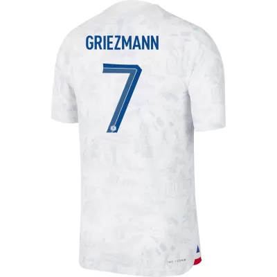 Men's Authentic GRIEZMANN #7 France Away Soccer Jersey Shirt 2022 World Cup 2022 - Pro Jersey Shop