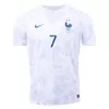 Men's GRIEZMANN #7 France Away Soccer Jersey Shirt 2022 - World Cup 2022 - Fan Version - Pro Jersey Shop