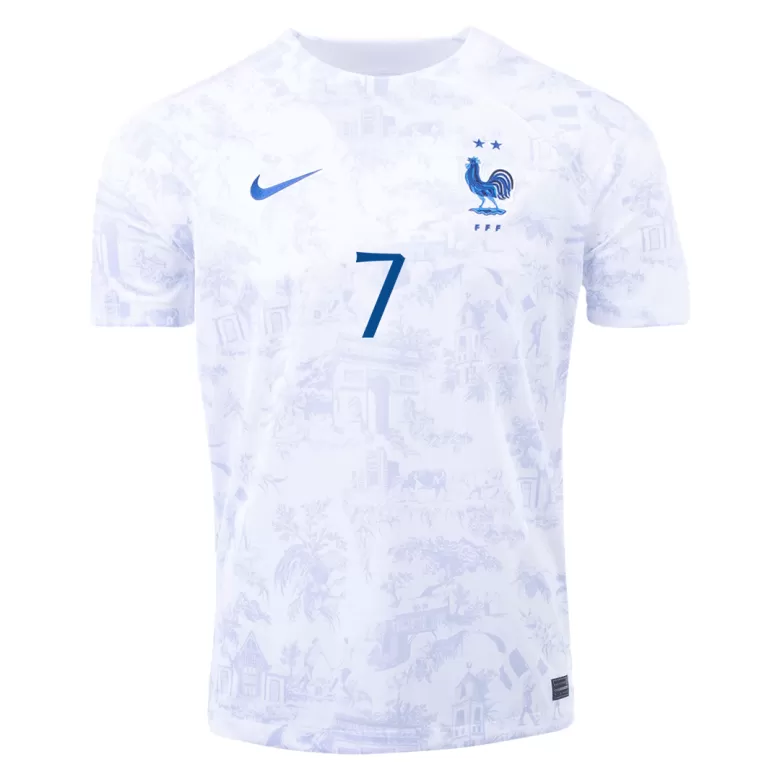 Men's GRIEZMANN #7 France Away Soccer Jersey Shirt 2022 - World Cup 2022 - Fan Version - Pro Jersey Shop