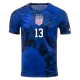 Men's MORGAN #13 USA Away Soccer Jersey Shirt 2022 - World Cup 2022 - Fan Version - Pro Jersey Shop