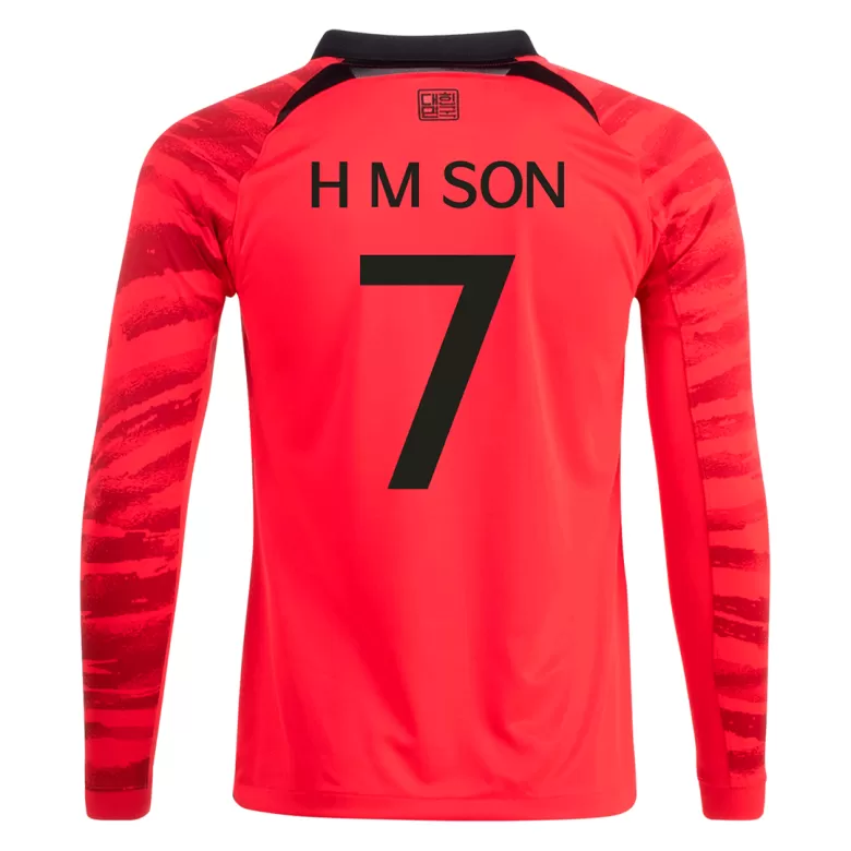 esposa Prohibir Ambiguo Men's H M SON #7 South Korea Home Soccer Long Sleeves Jersey Shirt 2022 Nike  | Pro Jersey Shop