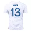 Men's KANTE #13 France Away Soccer Jersey Shirt 2022 - World Cup 2022 - Fan Version - Pro Jersey Shop