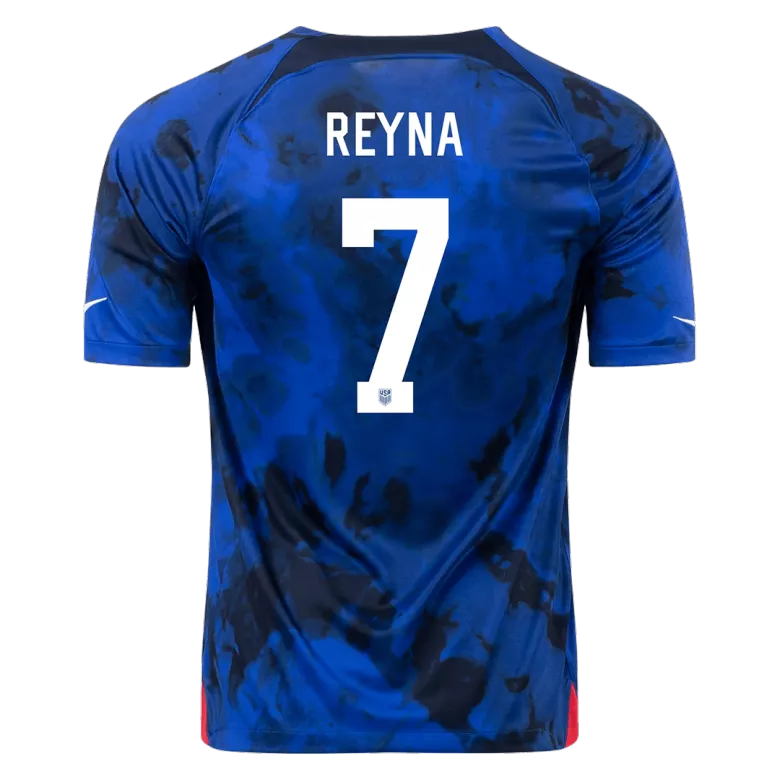 Men's REYNA #7 USA Away Soccer Jersey Shirt 2022 - World Cup 2022 - Fan Version - Pro Jersey Shop