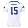 Men's RAPINOE #15 USA Home Soccer Jersey Shirt 2022 - World Cup 2022 - Fan Version - Pro Jersey Shop