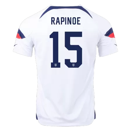 Men's RAPINOE #15 USA Home Soccer Jersey Shirt 2022 - World Cup 2022 - Fan Version - Pro Jersey Shop