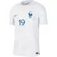 Men's Authentic BENZEMA #19 France Away Soccer Jersey Shirt 2022 World Cup 2022 - Pro Jersey Shop