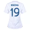 Women's BENZEMA #19 France Away Soccer Jersey Shirt 2022 - Fan Version - Pro Jersey Shop