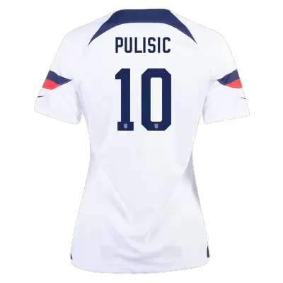 Women's PULISIC #10 USA Home Soccer Jersey Shirt 2022 - Fan Version - Pro Jersey Shop