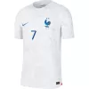 Men's Authentic GRIEZMANN #7 France Away Soccer Jersey Shirt 2022 World Cup 2022 - Pro Jersey Shop