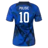 Women's PULISIC #10 USA Away Soccer Jersey Shirt 2022 - Fan Version - Pro Jersey Shop