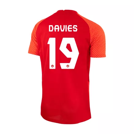 Men's DAVIES #19 Canada Home Soccer Jersey Shirt 2021/22 - Fan Version - Pro Jersey Shop