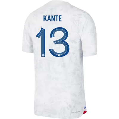 Men's Authentic KANTE #13 France Away Soccer Jersey Shirt 2022 World Cup 2022 - Pro Jersey Shop