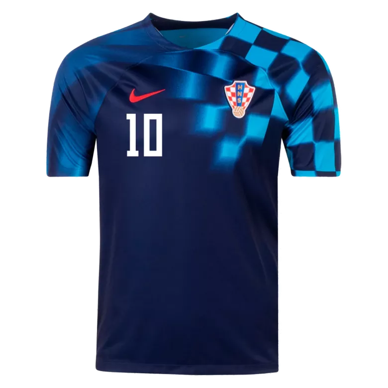 Men's MODRIĆ #10 Croatia Away Soccer Jersey Shirt 2022 - World Cup 2022 - Fan Version - Pro Jersey Shop