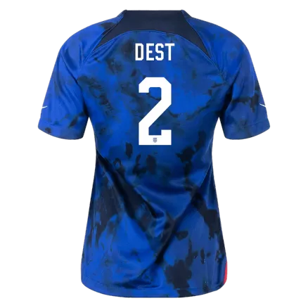 Women's DEST #2 USA Away Soccer Jersey Shirt 2022 - Fan Version - Pro Jersey Shop
