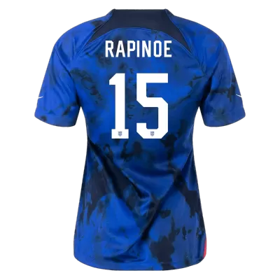 Women's RAPINOE #15 USA Away Soccer Jersey Shirt 2022 - Fan Version - Pro Jersey Shop