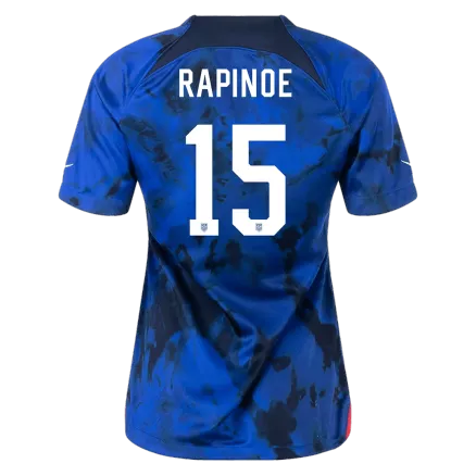 Women's RAPINOE #15 USA Away Soccer Jersey Shirt 2022 - Fan Version - Pro Jersey Shop
