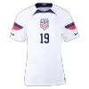 Women's DUNN #19 USA Home Soccer Jersey Shirt 2022 - Fan Version - Pro Jersey Shop