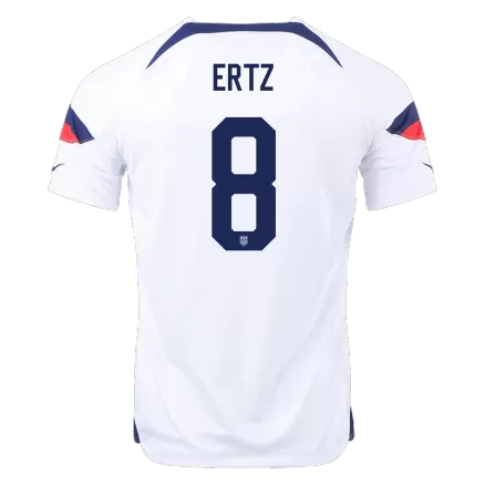 Men's ERTZ #8 USA Home Soccer Jersey Shirt 2022 - World Cup 2022 - Fan Version - Pro Jersey Shop