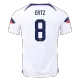 Men's ERTZ #8 USA Home Soccer Jersey Shirt 2022 - World Cup 2022 - Fan Version - Pro Jersey Shop