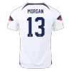 Men's MORGAN #13 USA Home Soccer Jersey Shirt 2022 - World Cup 2022 - Fan Version - Pro Jersey Shop