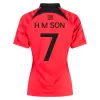 Women's H M SON #7 South Korea Home Soccer Jersey Shirt 2022 - Pro Jersey Shop