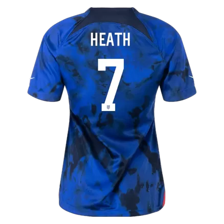 Women's HEATH #7 USA Away Soccer Jersey Shirt 2022 - Fan Version - Pro Jersey Shop
