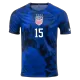 Men's RAPINOE #15 USA Away Soccer Jersey Shirt 2022 - World Cup 2022 - Fan Version - Pro Jersey Shop