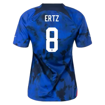 Women's ERTZ #8 USA Away Soccer Jersey Shirt 2022 - Fan Version - Pro Jersey Shop