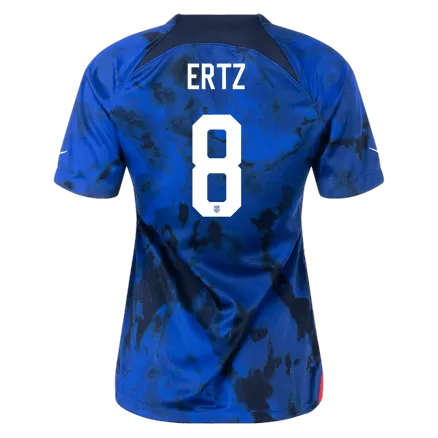 Women's ERTZ #8 USA Away Soccer Jersey Shirt 2022 - Fan Version - Pro Jersey Shop