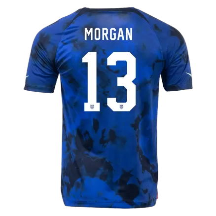 Men's MORGAN #13 USA Away Soccer Jersey Shirt 2022 - World Cup 2022 - Fan Version - Pro Jersey Shop