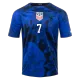 Men's Replica REYNA #7 USA Away Soccer Jersey Shirt 2022 - World Cup 2022 - Pro Jersey Shop