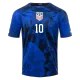 Men's Replica PULISIC #10 USA Away Soccer Jersey Shirt 2022 - World Cup 2022 - Pro Jersey Shop