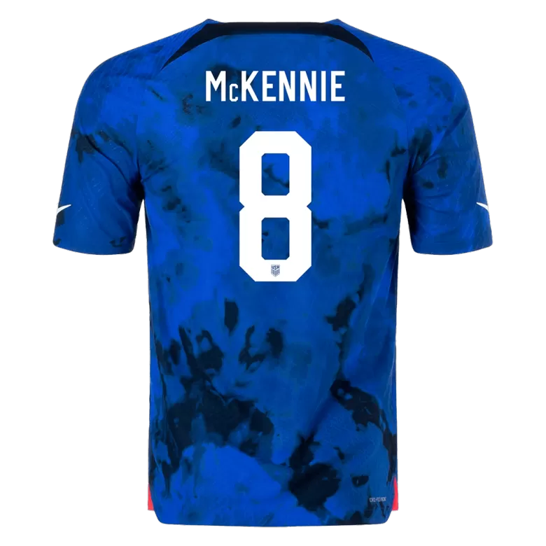 Men's Authentic McKENNIE #8 USA Away Soccer Jersey Shirt 2022 World Cup 2022 - Pro Jersey Shop