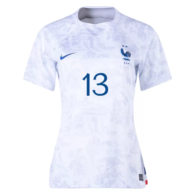 Women's KANTE #13 France Away Soccer Jersey Shirt 2022 - Fan Version - Pro Jersey Shop