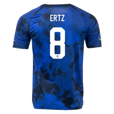 Men's ERTZ #8 USA Away Soccer Jersey Shirt 2022 - World Cup 2022 - Fan Version - Pro Jersey Shop