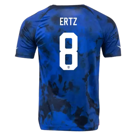 Men's ERTZ #8 USA Away Soccer Jersey Shirt 2022 - World Cup 2022 - Fan Version - Pro Jersey Shop