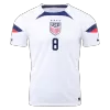 Men's ERTZ #8 USA Home Soccer Jersey Shirt 2022 - World Cup 2022 - Fan Version - Pro Jersey Shop