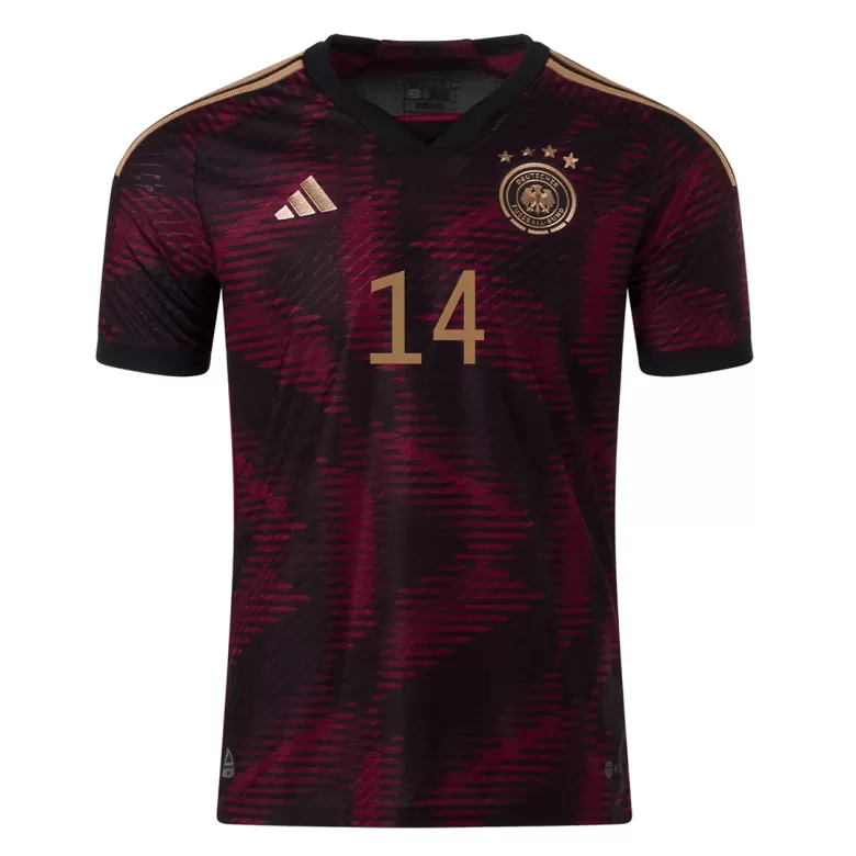 Men's Authentic MUSIALA #14 Germany Away Soccer Jersey Shirt 2022 World Cup 2022 - Pro Jersey Shop