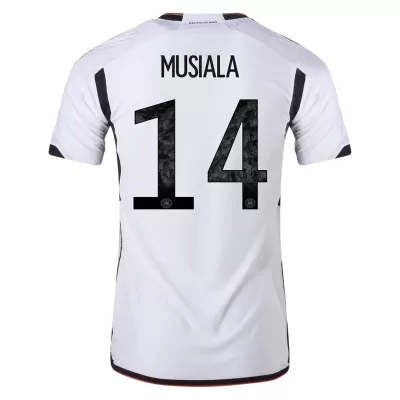 Men's Authentic MUSIALA #14 Germany Home Soccer Jersey Shirt 2022 World Cup 2022 - Pro Jersey Shop