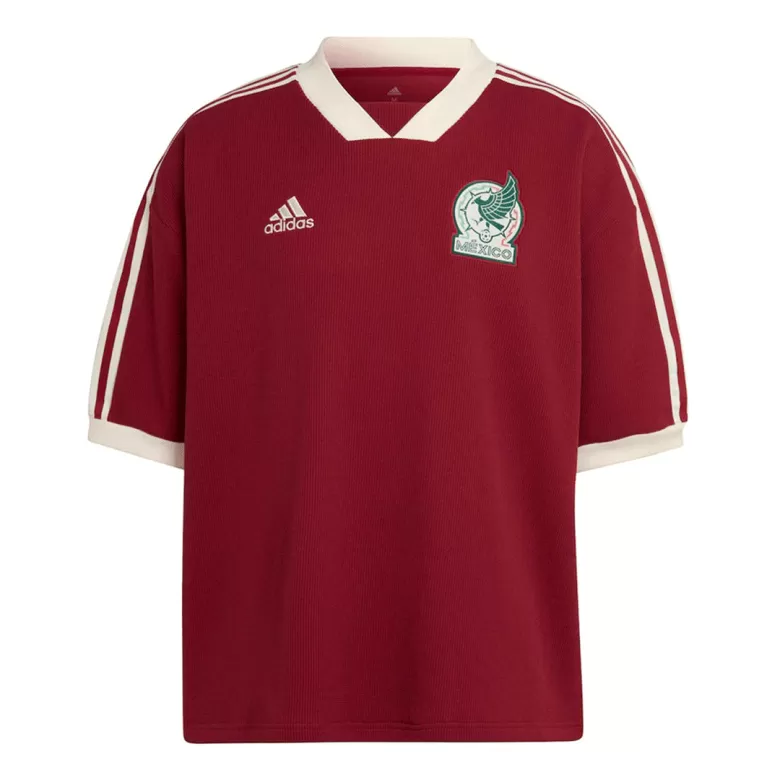 Men's Mexico Soccer Burgundy Icon Jersey Shirt 2022 - Fan Version - Pro Jersey Shop