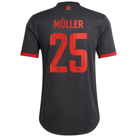 Men's Authentic MÜLLER #25 Bayern Munich Third Away Soccer Jersey Shirt 2022/23 - Pro Jersey Shop