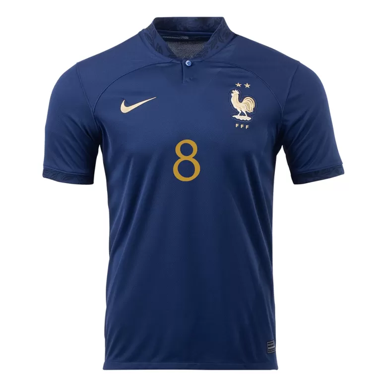 Men's TCHOUAMENI #8 France Home Soccer Jersey Shirt 2022 - World Cup 2022 - Fan Version - Pro Jersey Shop