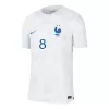 Men's Authentic TCHOUAMENI #8 France Away Soccer Jersey Shirt 2022 World Cup 2022 - Pro Jersey Shop