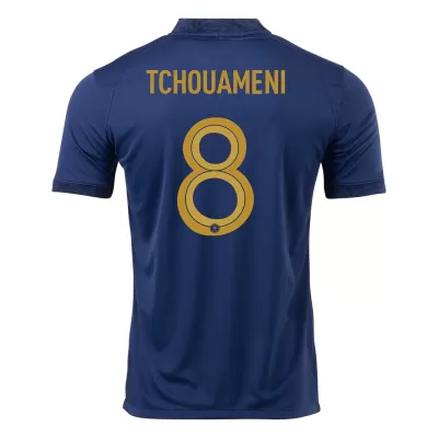 Men's TCHOUAMENI #8 France Home Soccer Jersey Shirt 2022 - World Cup 2022 - Fan Version - Pro Jersey Shop