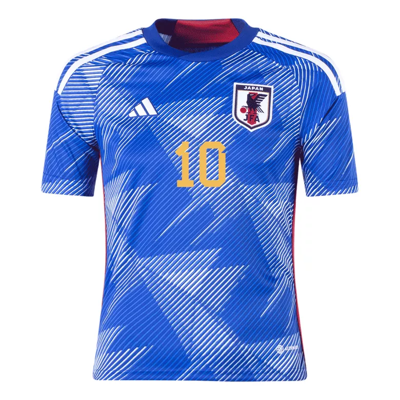 Men's MINAMINO #10 Japan Home Soccer Jersey Shirt 2022 - World Cup 2022 - Fan Version - Pro Jersey Shop