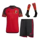 Men's Replica Belgium Home Soccer Jersey Whole Kit (Jersey+Shorts+Socks) 2022 Adidas - World Cup 2022 - Pro Jersey Shop